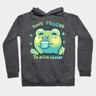 Don't FROGet to Drink Water Hoodie